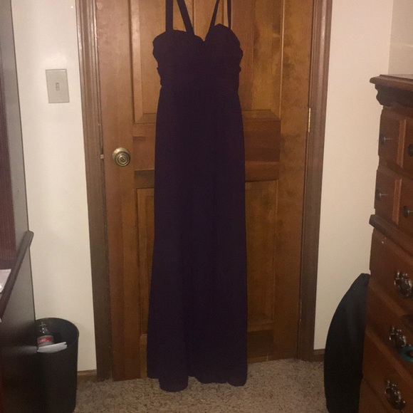 Bill Levkoff Purple Gown - Picture 1 of 5